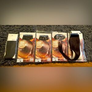 100% Human Hair Tape-in Hair Extensions Dark Brown 90 pc 20” & 27 pc 14”
